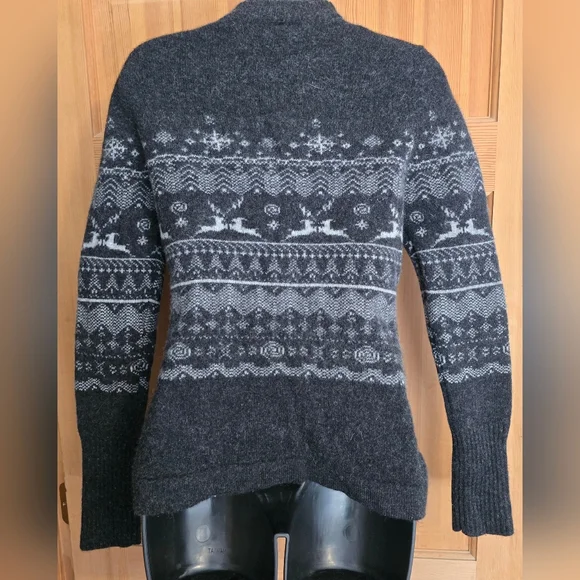 Ibex Lambswool And Cashmere Knit Cardigan - Picture 4 of 6